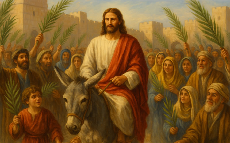 The triumphal entry